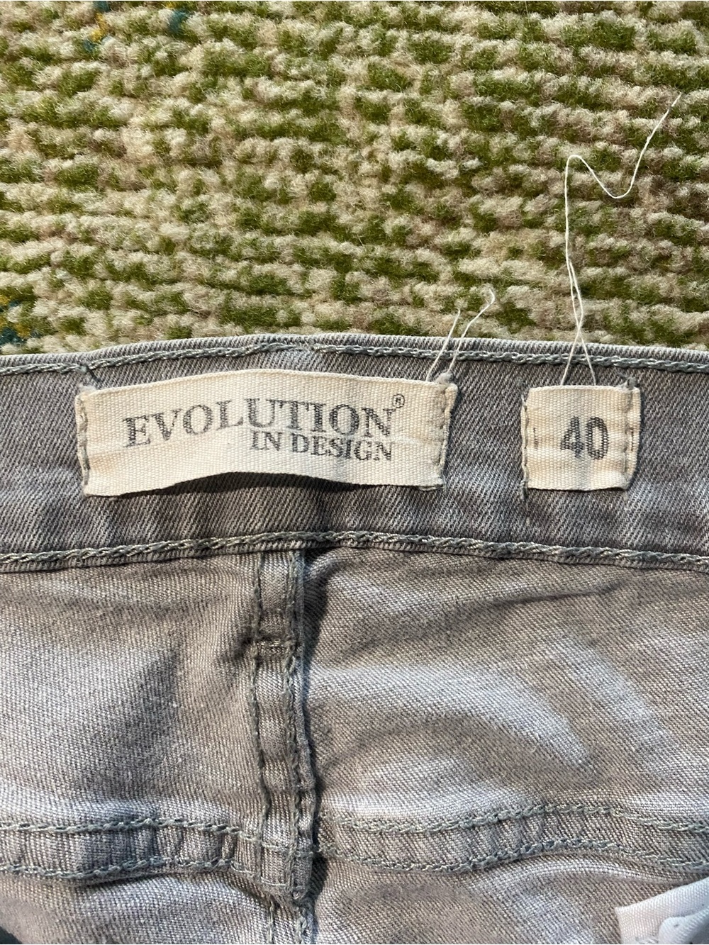 Evolution Gray Washed Jeans - Picture 3 of 3